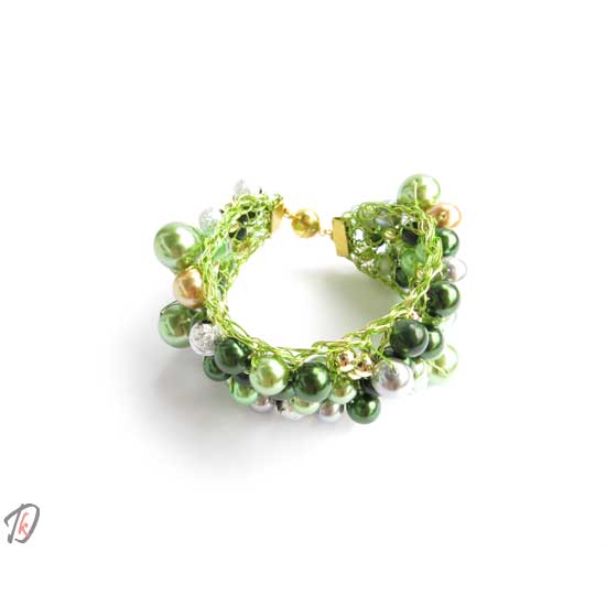 Green bubbles zapestnica/bracelet