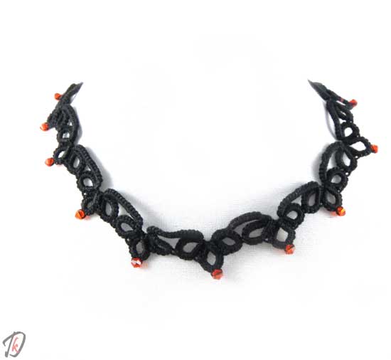 Lace Black stylish ogrlica/necklace