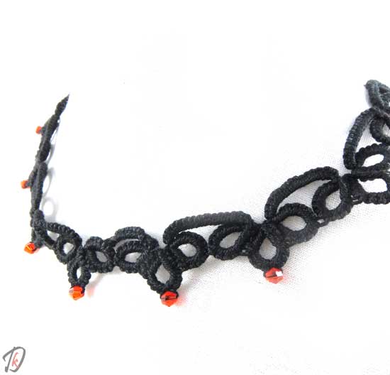 Lace Black stylish ogrlica/necklace