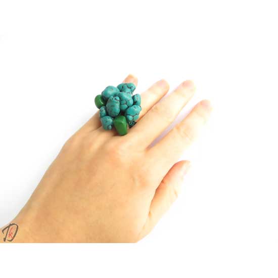 Turquoise brain prstan/ring