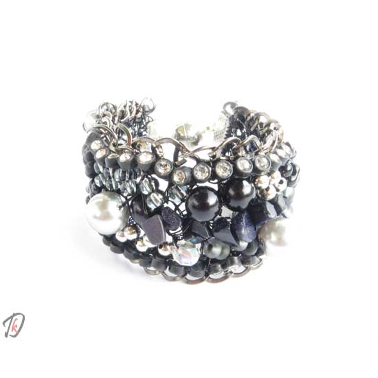 Coralie black zapestnica/bracelet