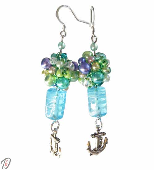 Murano glass uhani/earrings