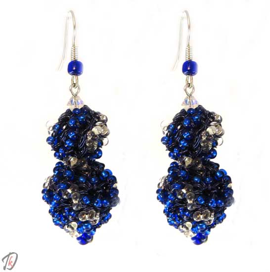 Blue uhani/earrings