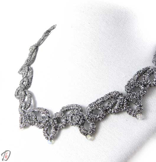 Lace Gray ogrlica/necklace
